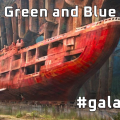 Wreck of the Z15A – Green, red and blue ships